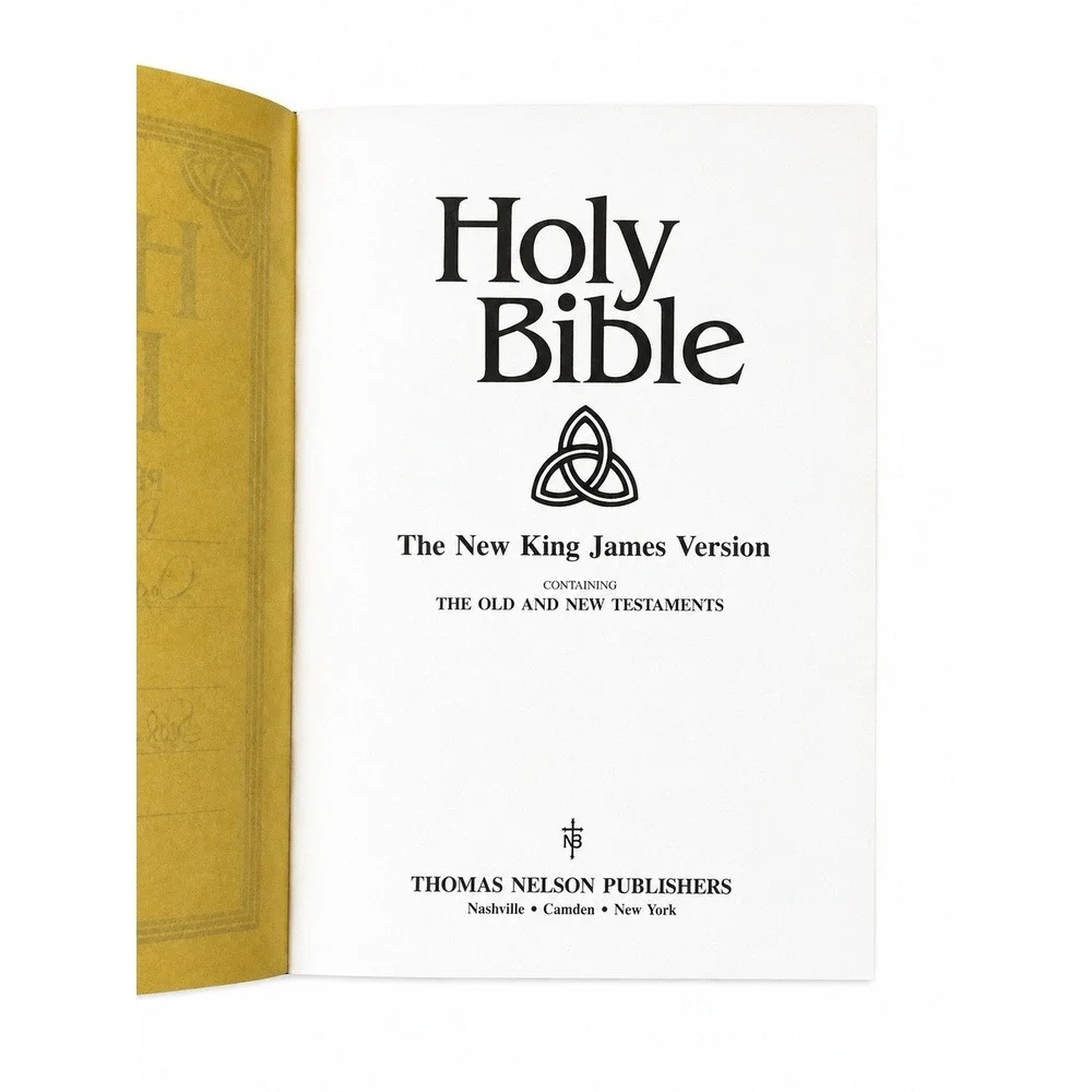 The Holy Bible, New King James Version Hardcover, Black, 1982